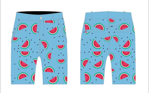 FunkyGolf Mens Short Golf Pants - FunkyGolf/MLP/Watermelons