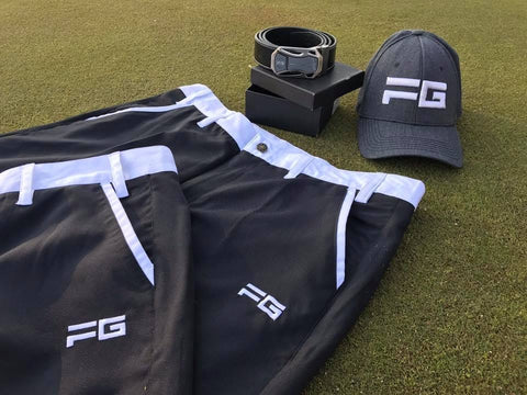 FG Mens Longs Golf Pants - FG/MSP/Black