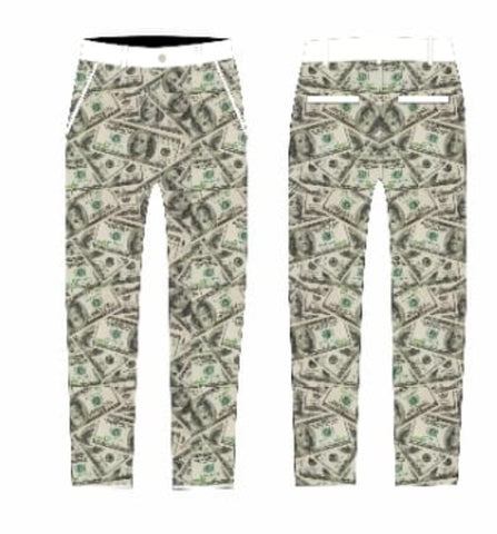 FunkyGolf Mens Long Golf Pants - FunkyGolf/ML/Dollars